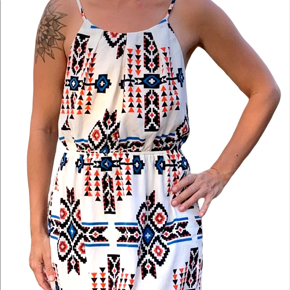 Mahina Native print dress